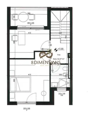Villa for sale in Mjull Bathore, Tirana, 360 m². Photo 4 of 5