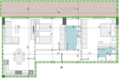 Appartamento 2+1 in vendita a Paskuqan, Kamza, 111 m². Foto 2 di 2
