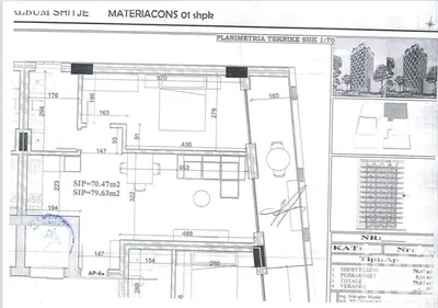 Apartament 1+1 në shitje në Porti, Vlorë, 80 m². Foto 8 nga 8