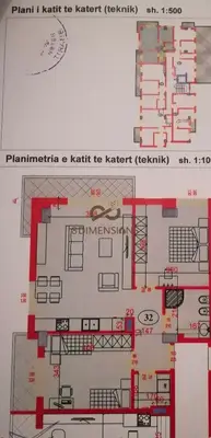 Apartament 2+1 në shitje në Rruga e Dajtit, Tiranë, 100 m². Foto 6 nga 6
