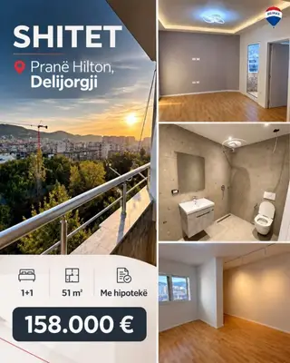 Apartament 1+1 në shitje në Kompleksi Delijorgji, Tiranë, 51 m². Foto 5 nga 5