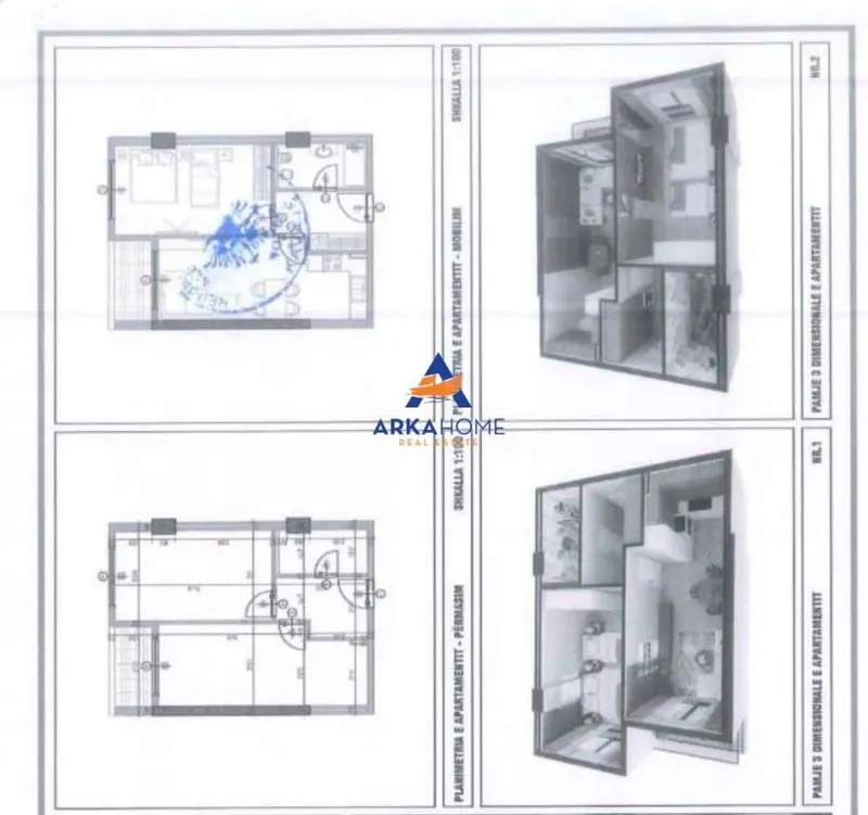 Appartamento 1+1 in vendita a Durazzo, 68 m²