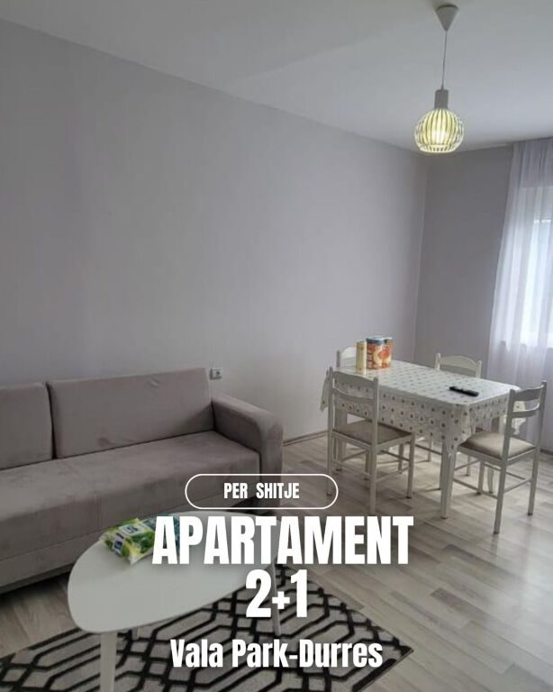 Apartament 2+1 në shitje në Vala Park, Durrës, 73 m². Foto 1 nga 7