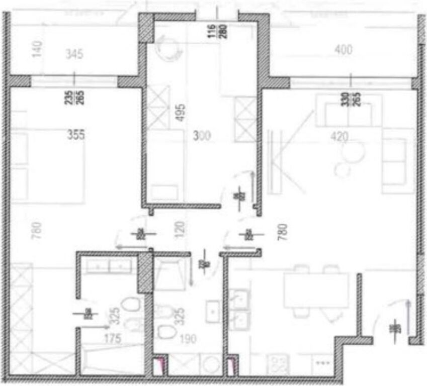 Apartment 2+1 for sale in Unaza e Re, Tirana, 133 m²