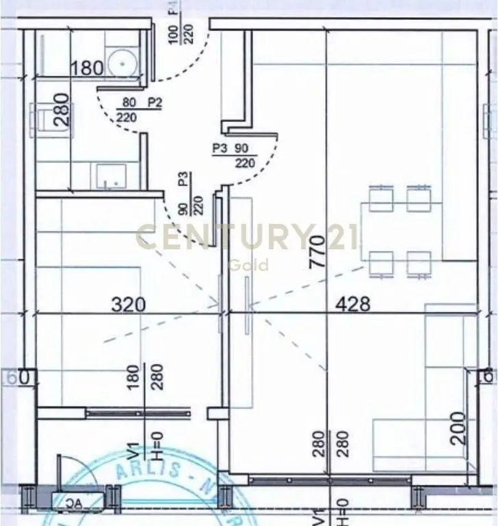 Apartament 1+1 në shitje në United Towers of, Tiranë, 83 m². Foto 1 nga 3