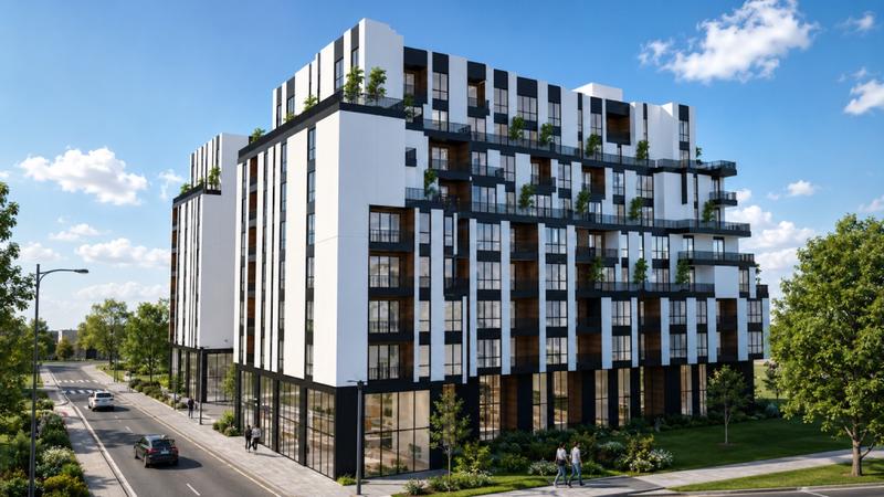 Appartamento 1+1 in vendita a BelFiore Residence 1, Kamza, 77 m²
