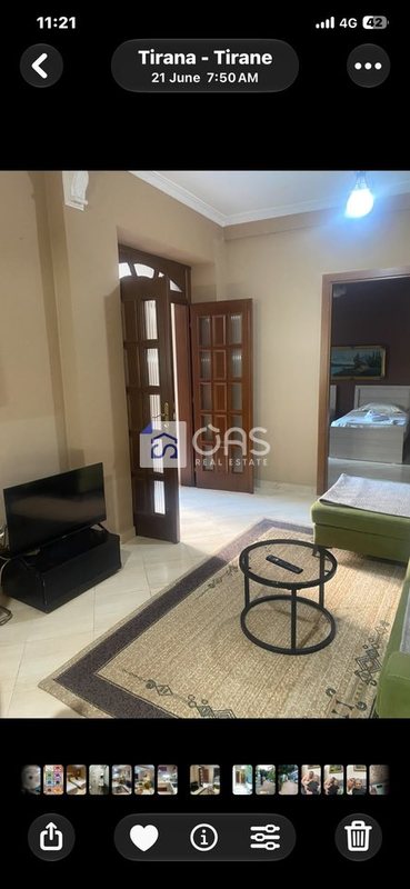 Apartament 1+1 me qera në Selvia, Tiranë, 70 m²