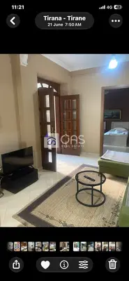 Apartament 1+1 me qera në Selvia, Tiranë, 70 m². Foto 1 nga 8