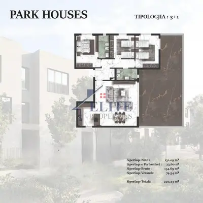 Studio for sale in Mjull Bathore, Tirana, 229 m². Photo 2 of 8