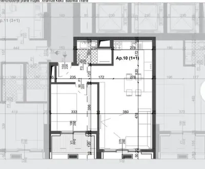 Appartamento 1+1 in vendita a Xhamlliku, Tirana, 100 m². Foto 4 di 4