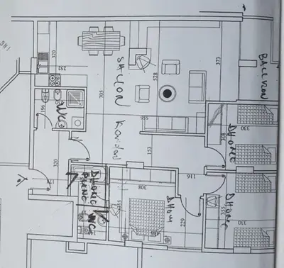 Apartament 3+1 në shitje në Rruga Gjergj Arianiti, Vlorë, 133 m². Foto 4 nga 12
