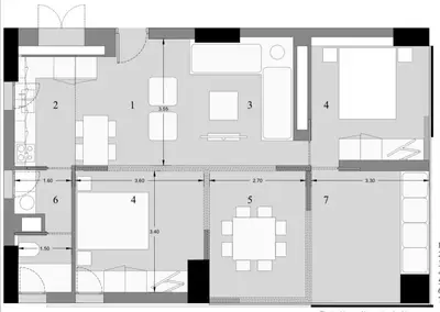 Appartamento 2+1 in vendita a Golem, Kavajë , Albania, Durres, Golem, 108 m². Foto 3 di 3