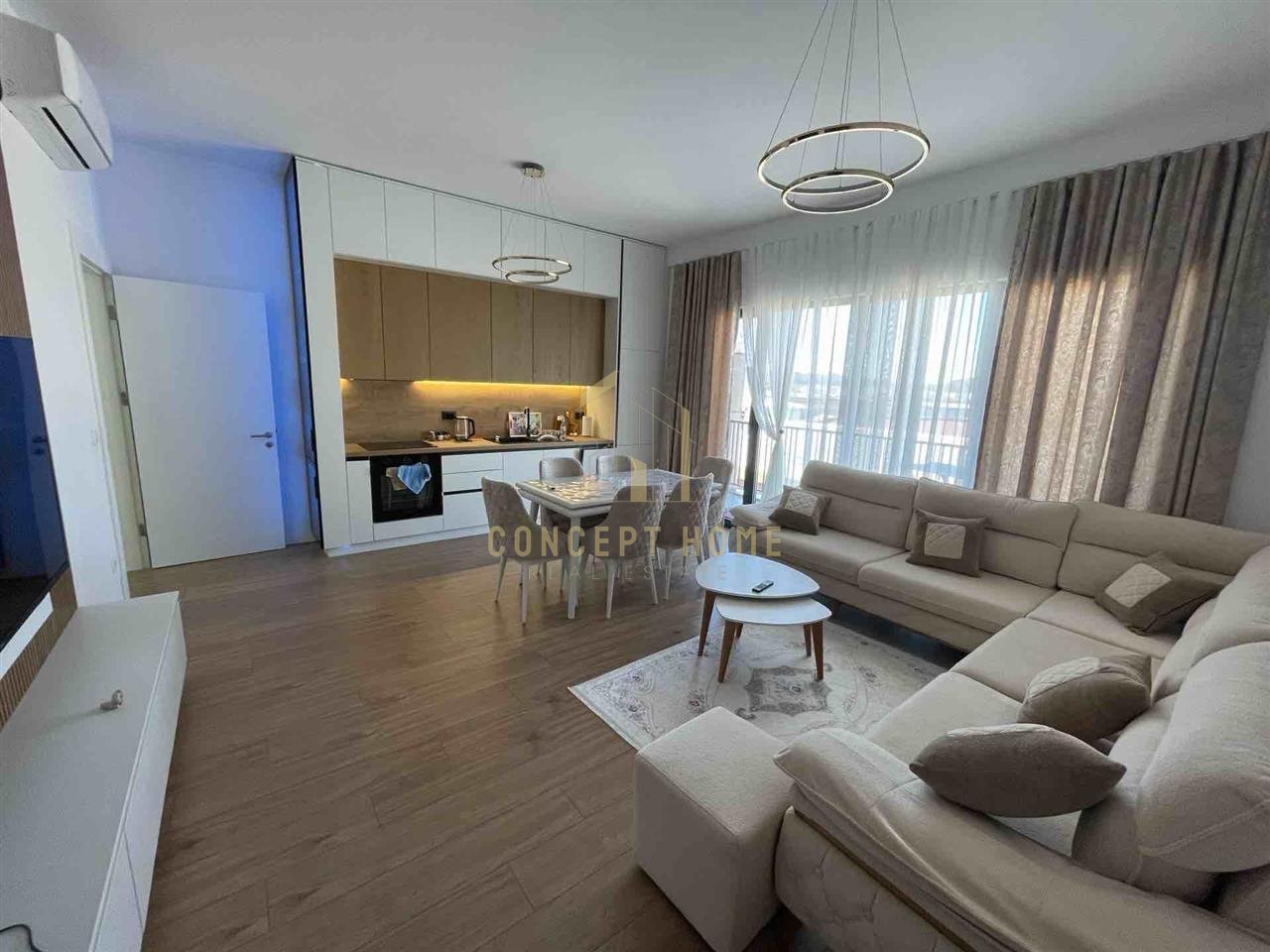 Appartamento 2+1 in affitto a Selitë, Tirana, 100 m²