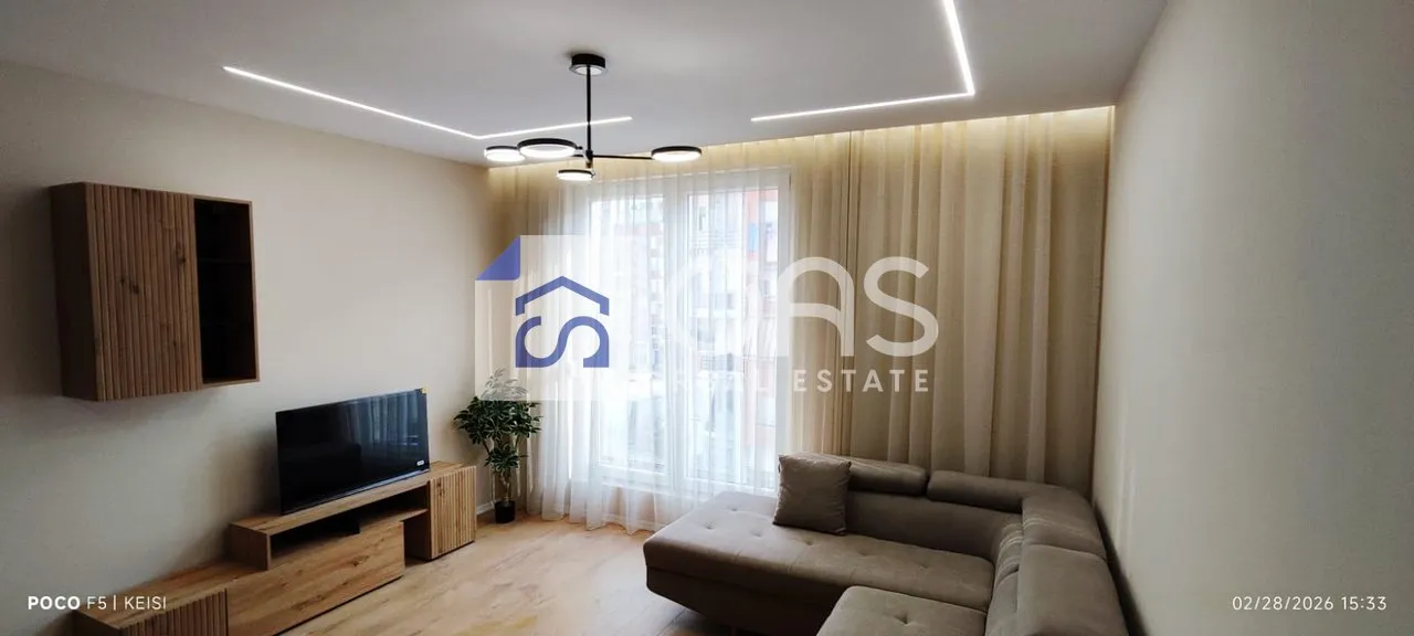 Apartament 1+1 me qera në Stacioni i Trenit, Tiranë, 65 m². Foto 1 nga 4