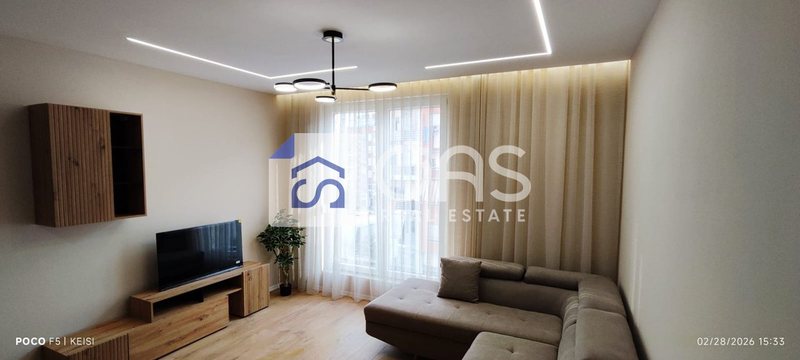 Apartament 1+1 me qera në Stacioni i Trenit, Tiranë, 65 m²