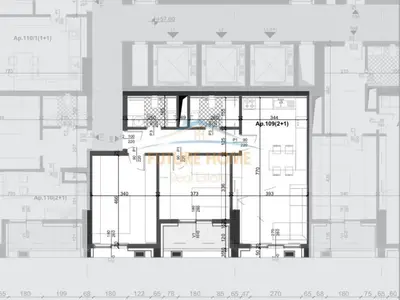 Apartament 2+1 në shitje në Rruga Xhanfize Keko, Tiranë, 110 m². Foto 3 nga 4