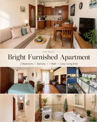 Apartament 2+1 me qera në Hipoteka, Tiranë, 95 m². Foto 5 nga 5