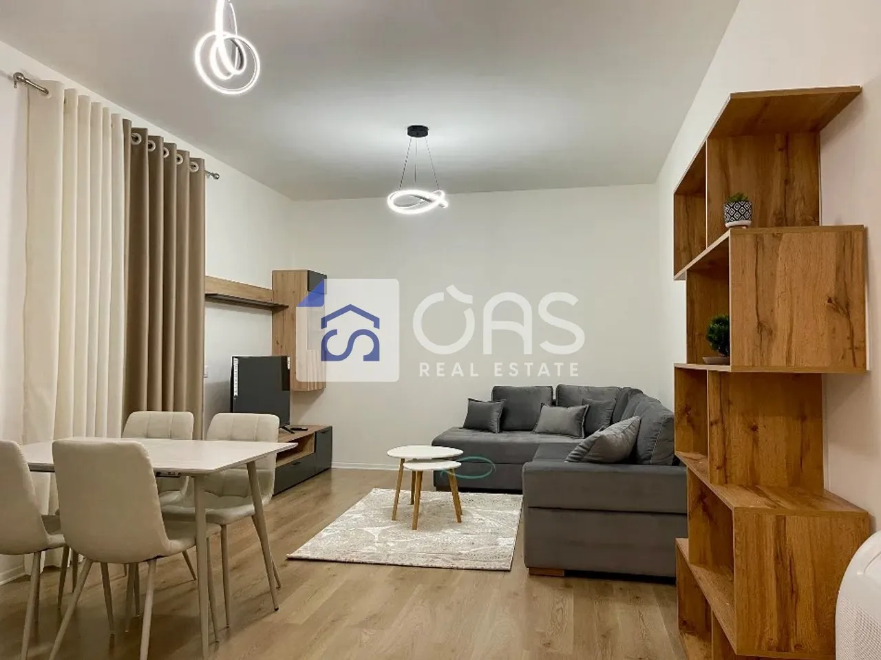 Apartament 1+1 me qera në Paskuqan, Kamëz, 67 m². Foto 1 nga 4