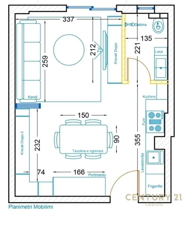 Apartament 1+1 në shitje në Orikum, Vlorë, 45 m². Foto 1 nga 1