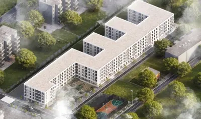 Apartament 2+1 në shitje në Aura Residence, Kamëz, 105 m². Foto 2 nga 3