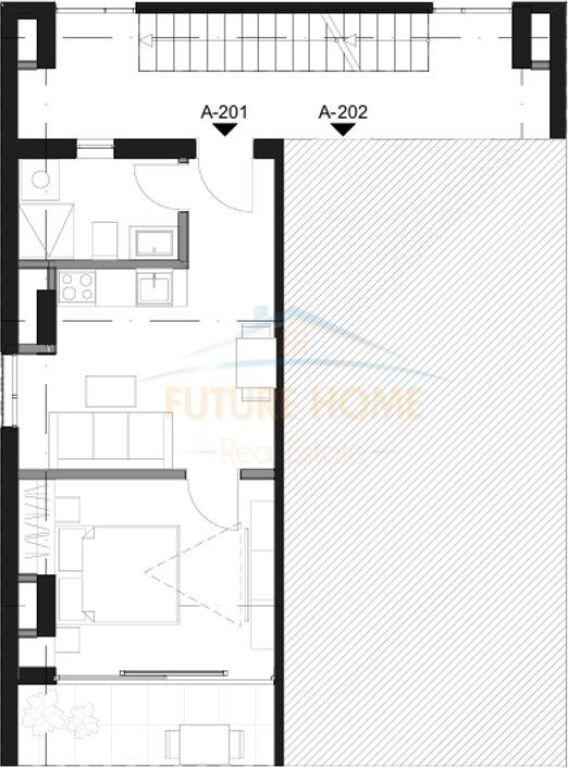 Apartament 1+1 në shitje në Radhimë, Vlorë, 67 m². Foto 4 nga 4