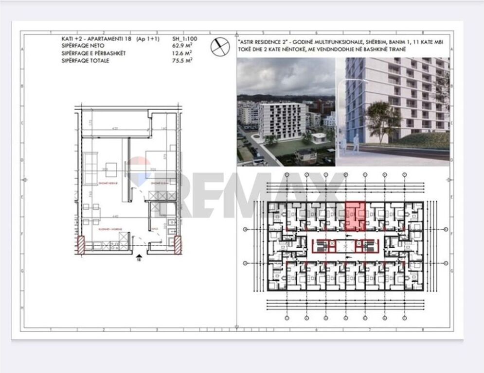 Appartamento in vendita ad Astir, Tirana, 75 m². Foto 2 di 3