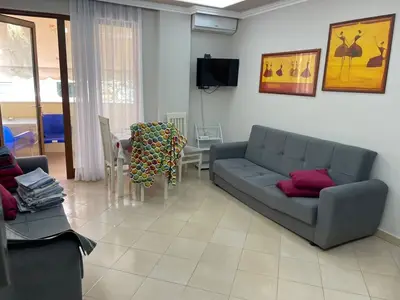 Appartamento 1+1 in affitto a Kompleksi Alb Adriatik, Golem, 65 m². Foto 7 di 7
