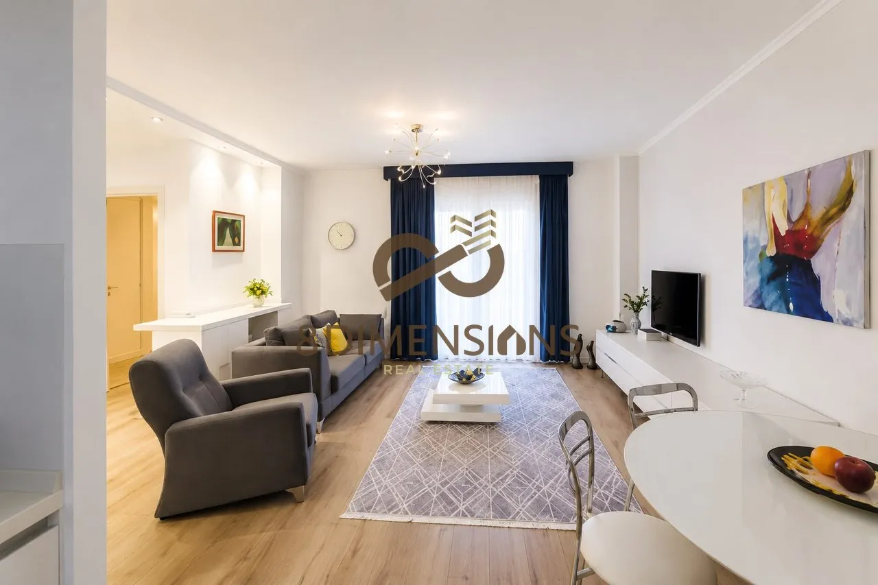 Apartament 2+1 me qera në Brryli, Tiranë, 105 m². Foto 1 nga 8