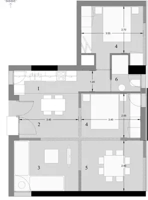 Apartament 2+1 në shitje në Golem, Kavajë , Albania, Durres, Golem, 85 m². Foto 3 nga 3