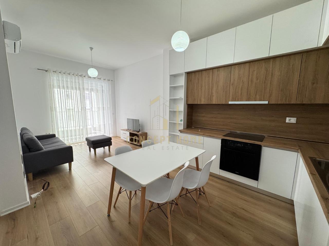 Apartment 1+1 for rent in Kompleksi Kaimi, Tirana, 60 m². Photo 1 of 3
