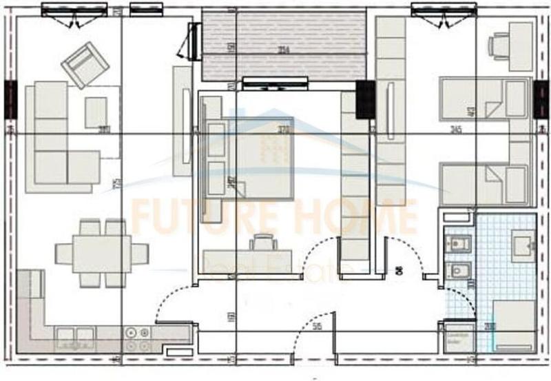 Apartament 2+1 në shitje në Paskuqan, Kamëz, 100 m². Foto 2 nga 2