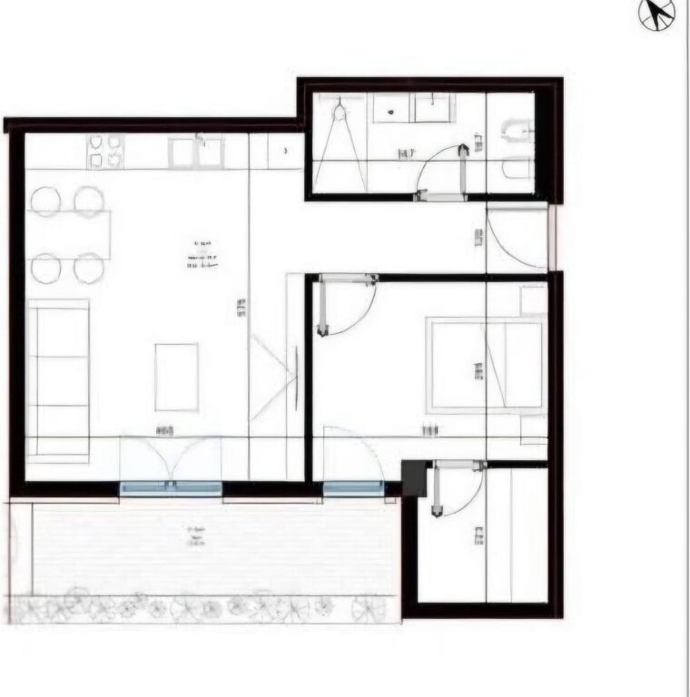 Appartamento 1+1 in vendita a Dhermi, Valona, 87 m². Foto 1 di 1