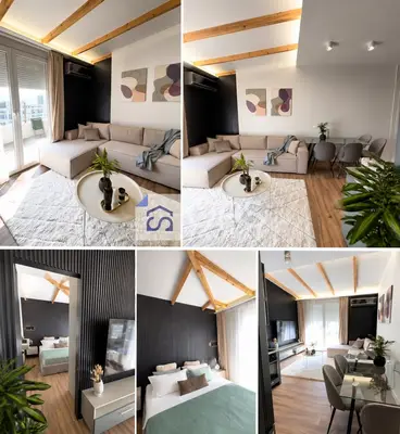 Apartament 1+1 me qera në Astir, Tiranë, 65 m². Foto 3 nga 6