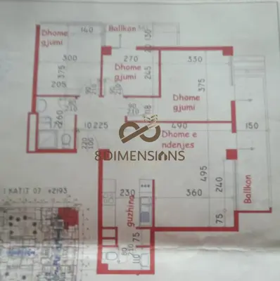 Apartament 3+1 në shitje në Rruga e Kavajës, Tiranë, 112 m². Foto 8 nga 8