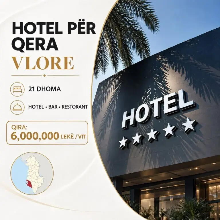 Lokal me qera në Bulevardi Ismail Qemali, Vlorë, 2 500 m²