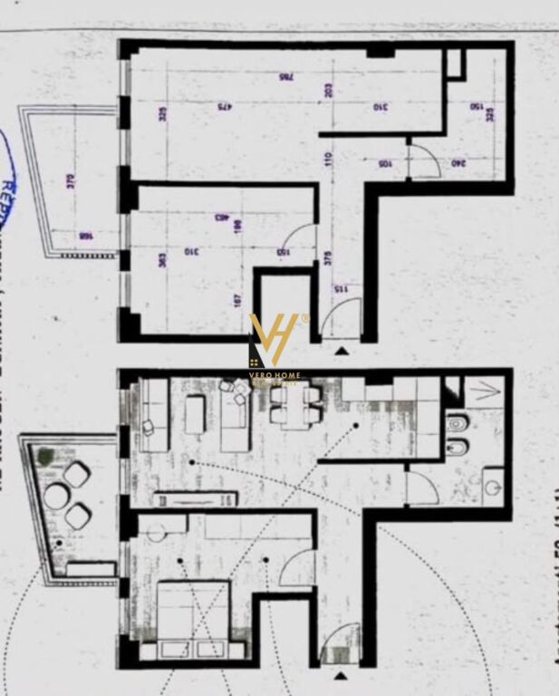 Apartament 1+1 në shitje në Don Bosko, Tiranë, 75 m². Foto 3 nga 3