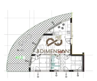 Apartament 2+1 në shitje në Kodra e Diellit, Tiranë, 125 m². Foto 6 nga 6