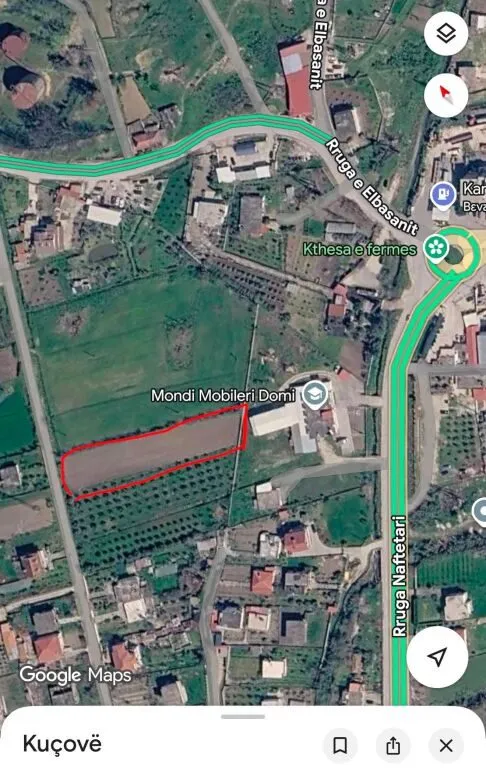 Tokë në shitje në Kuçovë, Berat, 2 000 m². Foto 1 nga 1