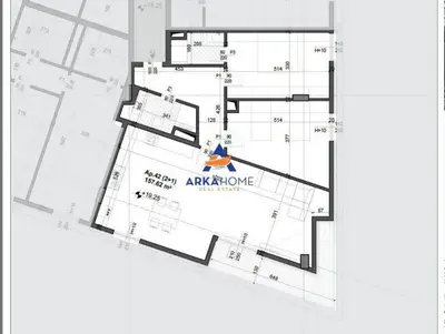 Apartament 2+1 në shitje në Ish Fusha e Aviacionit, Tiranë, 157 m². Foto 7 nga 8