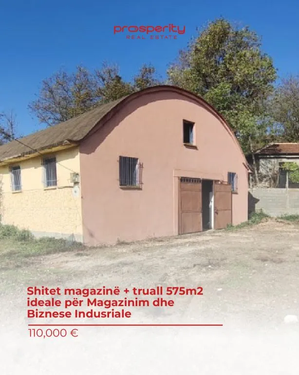 Warehouse for sale in Qukës Shkumbin, Librazhd, 575 m². Photo 1 of 4