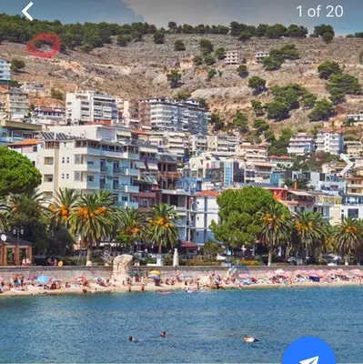 Tokë në shitje në Rruga Vasil Bara, Sarandë, 306 m². Foto 2 nga 3