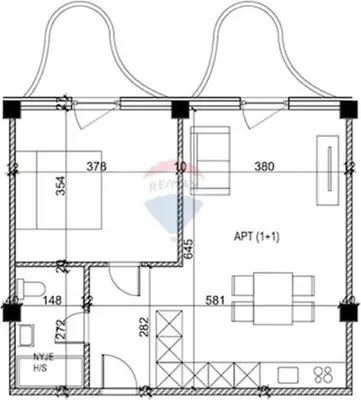 Garsoniere në shitje në Kune, Shëngjin, 70 m². Foto 4 nga 4