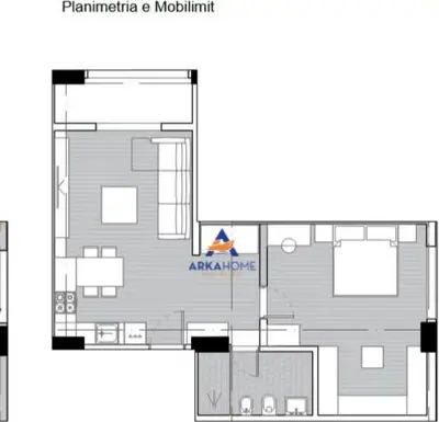 Apartament 1+1 në shitje në Pogradec, Korce, Pogradec, 79 m². Foto 3 nga 3