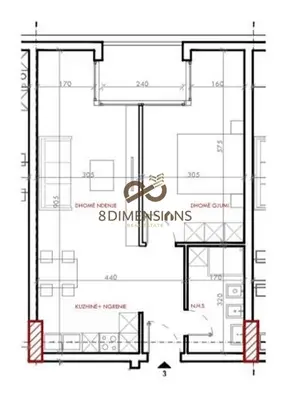 Apartment 2+1 for sale in Astir, Tirana, 87 m². Photo 2 of 2