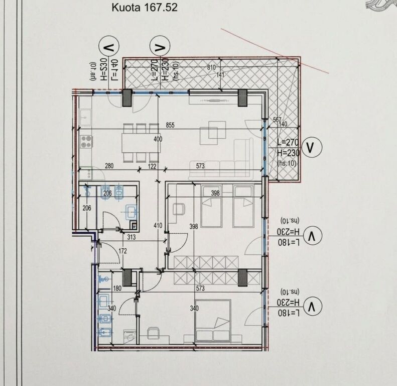 House 2+1 for sale in Kodra e Diellit, Tirana, 147 m². Photo 1 of 1