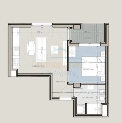 Apartament 1+1 në shitje në Rana e Hedhun, Shëngjin, 57 m². Foto 5 nga 5