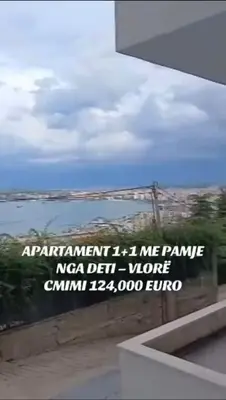 Apartament 1+1 në shitje në Lungomare, Vlorë, 80 m². Foto 1 nga 3