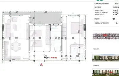 Appartamento 2+1 in vendita a Bathore, Kamza, 111 m². Foto 1 di 5
