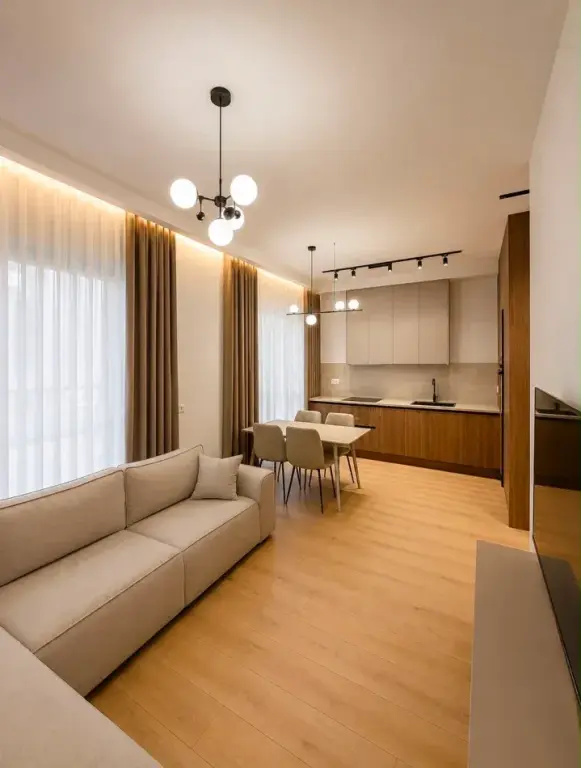 Apartment 1+1 for rent in Ali Demi, Tirana, 64 m². Photo 1 of 3