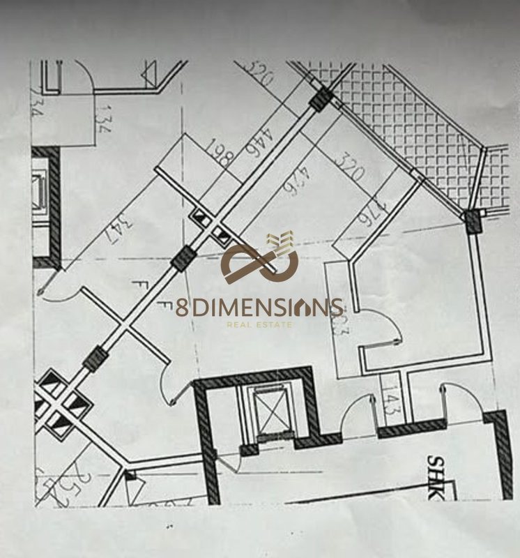 Appartamento 1+1 in affitto a Astir, Tirana, 77 m²